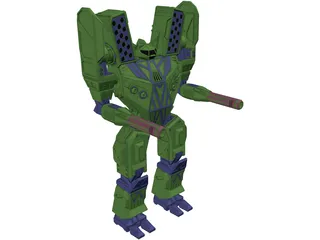 Mauler Battletech 3D Model