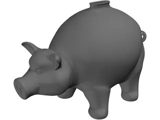 Piggy Bank 3D Model