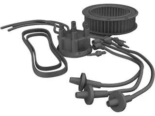 Auto Parts 3D Model