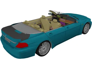 BMW 7-series Convertible 3D Model