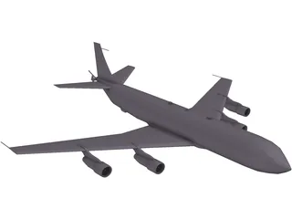 KC-135E Stratotanker 3D Model