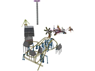 Amusement Park 3D Model