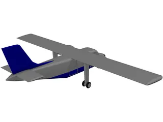 Britten Norman Islander/Defender 3D Model