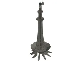 Minar-e-Pakistan 3D Model