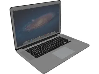 Apple Macbook Pro 15 Inch 3D Model