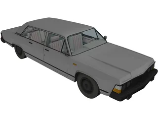 GAZ-14 Chaika (1977) 3D Model