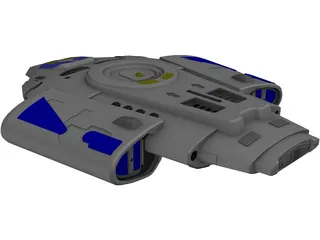 Star Trek USS Defiant 3D Model