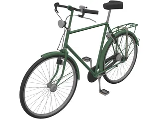 City Bicycle 3D Model