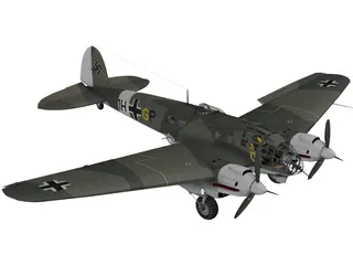 Heinkel He111H 3D Model