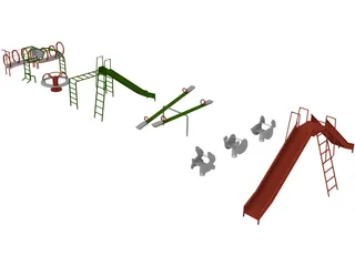 Playground Set 3D Model