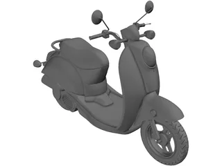 Vespa Scooter 3D Model