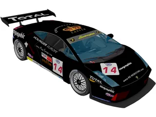 Lamborghini Gallardo GT3 Cup 3D Model