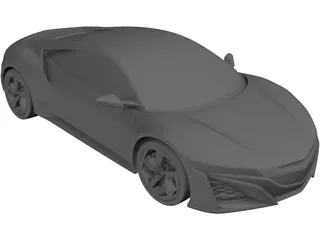 Honda NSX Concept (2013) 3D Model