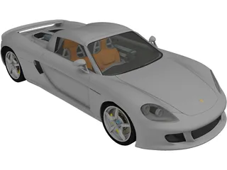 Porsche Carrera GT 3D Model