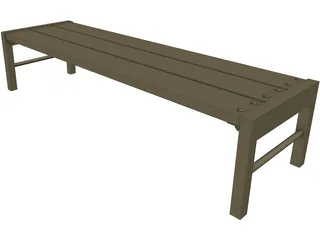 Bench 3D Model