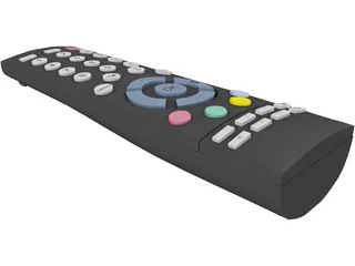 TV Remote Controller 3D Model