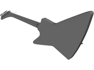 Gibson Explorer Guitar 3D Model