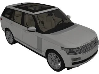 Range Rover L405 (2013) 3D Model