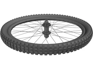 MTB 26 Inch Rear Wheel 3D Model