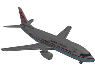 Boeing 737-300 3D Model