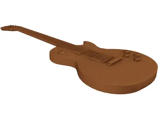Les Paul Guitar 3D Model