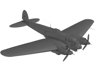 Heinkel He 111 3D Model