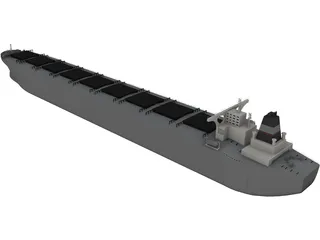 Cargo Ship 3D Model