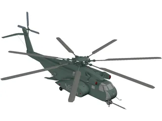 Sikorsky MH-53E Sea Dragon 3D Model