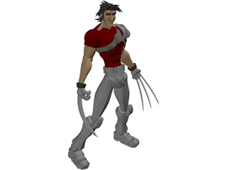 Wolverine 3D Model