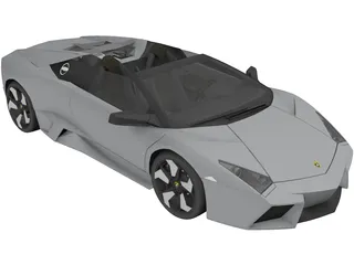 Lamborghini Reventon Roadster (2010) 3D Model