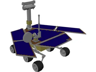 NASA Mars Rover 3D Model