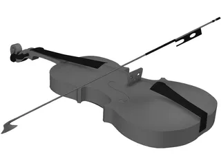 Violin 3D Model