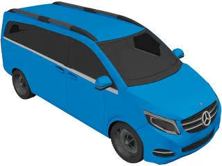Mercedes-Benz V-Class CDI (2014) 3D Model
