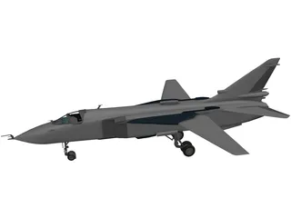 Sukhoi Su-24 Fencer 3D Model