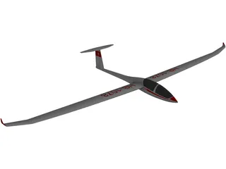 Glider 3D Model