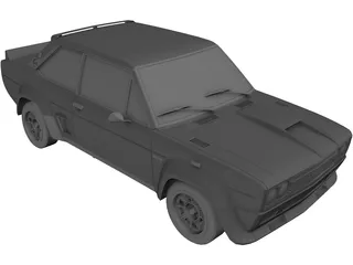 Fiat 131 Abarth 3D Model