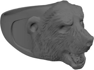 Ring Bear 3D Model