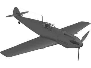 Messersmitt BF-109E 3D Model
