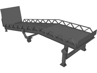 Forklift Ramp 3D Model