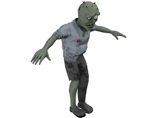 Zombie Rig 3D Model