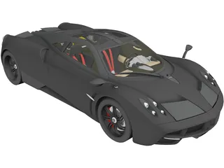 Pagani Huayra (2012) 3D Model