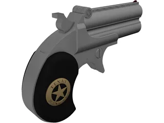 Derringer Texas Ranger 3D Model