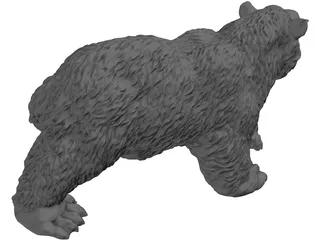 Bear Statue 3D Model