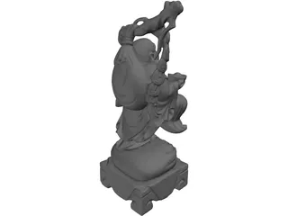 Buddha Statue 3D Model