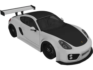 Porsche Cayman S (Tuning) 3D Model