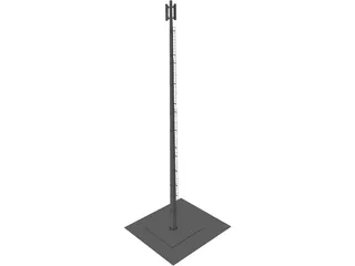 Cell Tower 24 Meters 3D Model