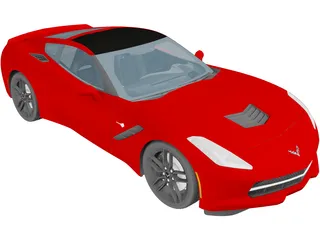 Chevrolet Corvette C7 Stingray (2014) 3D Model