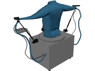 Ironing Mannequin 3D Model