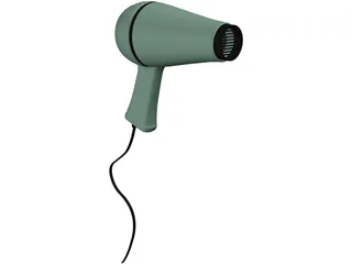 Hairdryer 3D Model