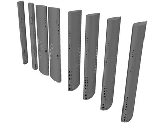 Illuminated Louvers 3D Model